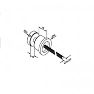 50MM OD Glaswand verstärken den Halter