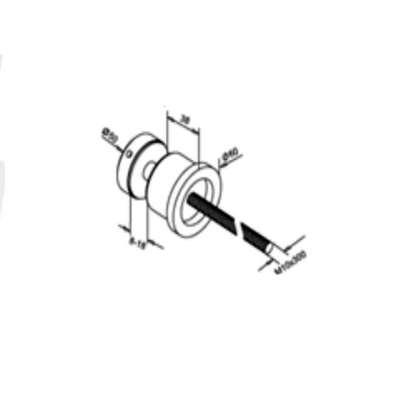 50MM OD Glaswand verstärken den Halter