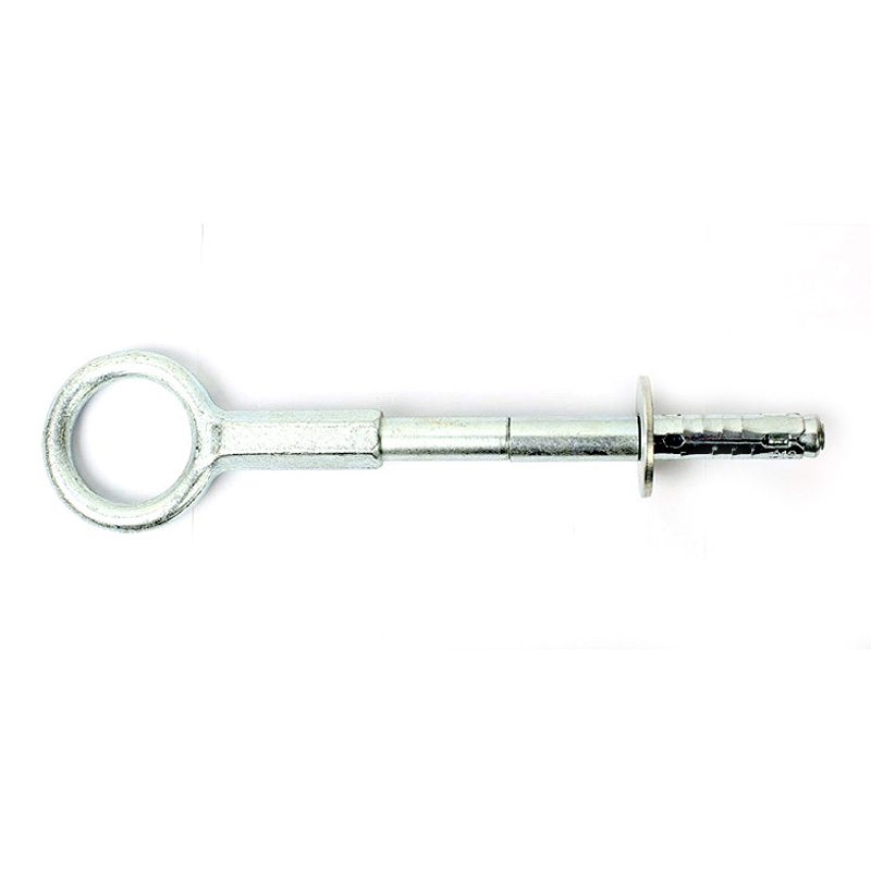 Ringschrauben für Augengerüst, geschmiedet, mit Gewindebolzen, Unterlegscheibe und Klemme M12 X 270