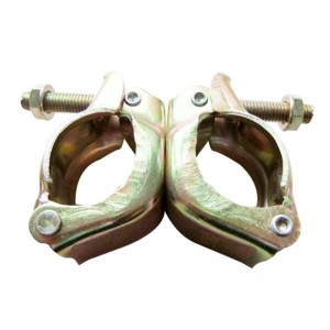 Gerüste gestempelt JIS-Typ-Schwenkkuppler Gelb Zink