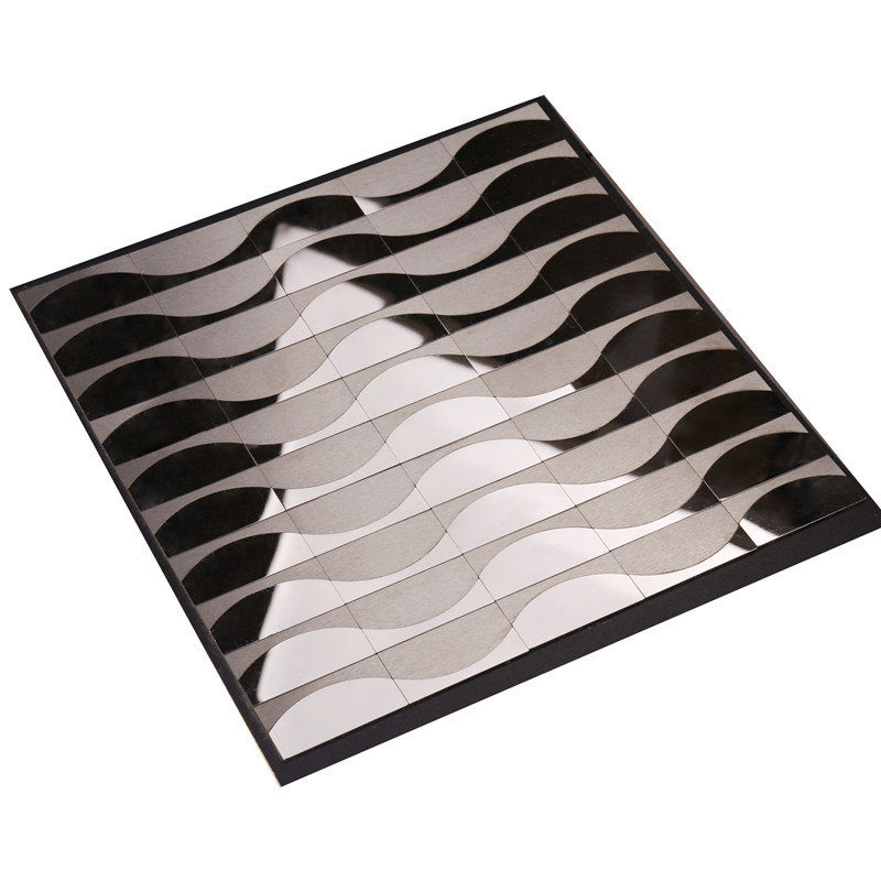 Moderne Abmessungen Wave Design Fliese für Halle HSW18044
