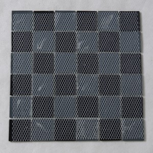 Abgeschrägte Luxus-Spiegelglas-Mosaikfliese für Hotel-Club-Dekorationswände