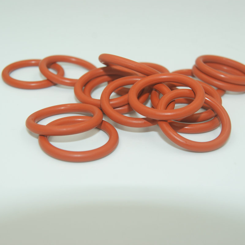 Hitzebeständiger roter FKM-Gummi-O-Ring für Automotoren