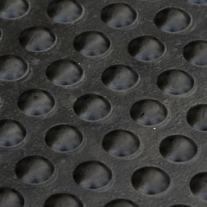 Wasserbeständige Gummimatte mit Drainage Loch für Restaurant