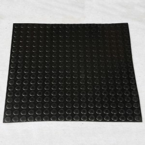 Runder Punkt Hochleistungsgummi-Kacheln aus Kautschuk für stabilen Boden