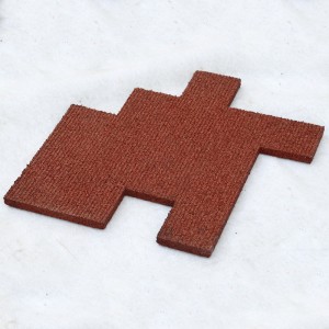 Auswirkungshundeknochenart EPDM-Gummi Bodenfliesengummistegermatte für im Freien