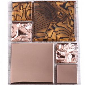 klassische mozaik-glasfliese für heim- und hoteldekoration