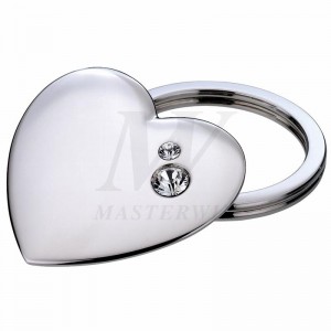 Metallschlüsselhalter mit Kristallen_63711