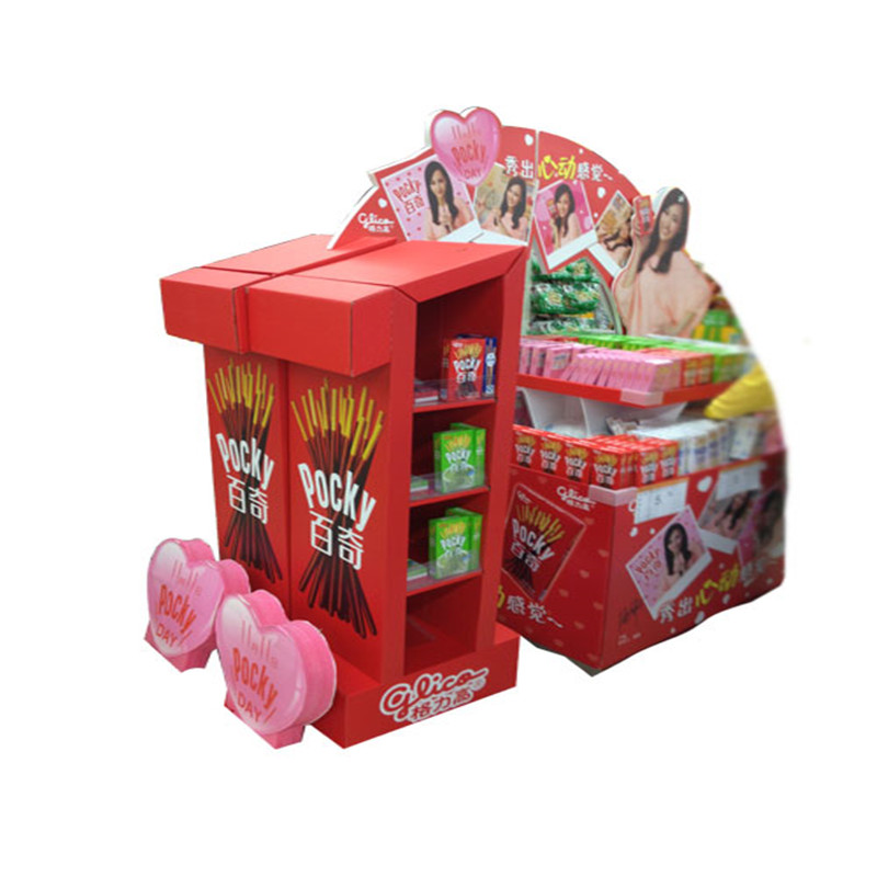 Glattes CMYK-Abteil POS-Kartonagenständer zum Verkauf von Kinderspielzeug