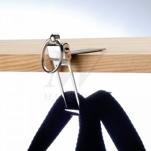 Schlüsselanhänger aus Metall mit Handtaschenhalter_B62929