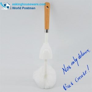 Akbrand Soft-WC-Reinigungsbürste Strandgriff mit Schüssel-Trockner-Gerät