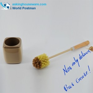 Akbrand Toilettenschüssel-Bürstengriff mit eckigem Halter