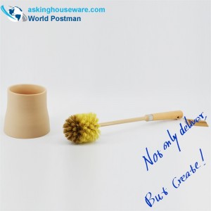 Akbrand WC-Bürstengarnitur Strandgriff mit mattiertem Halter