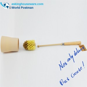 Akbrand WC-Bürstengarnitur Strandgriff mit mattiertem Halter