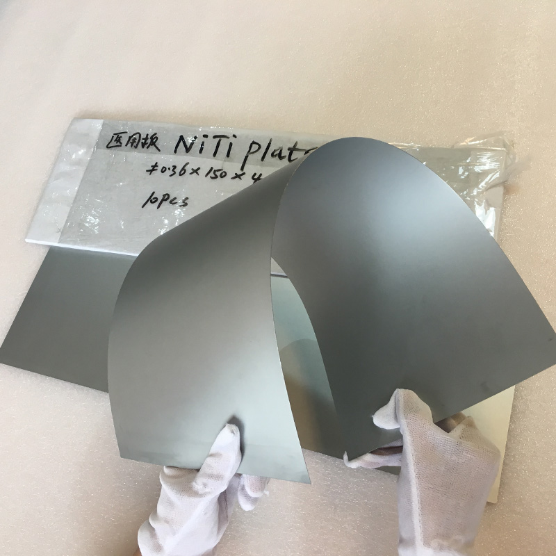 Superelastisches Nitinol-Plattenblatt