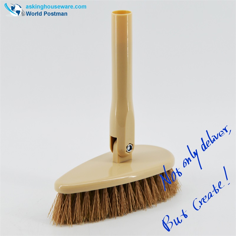 Akbrand Floor Brush Langer undextensible Edelstahlrohr-Dreieckformkopf
