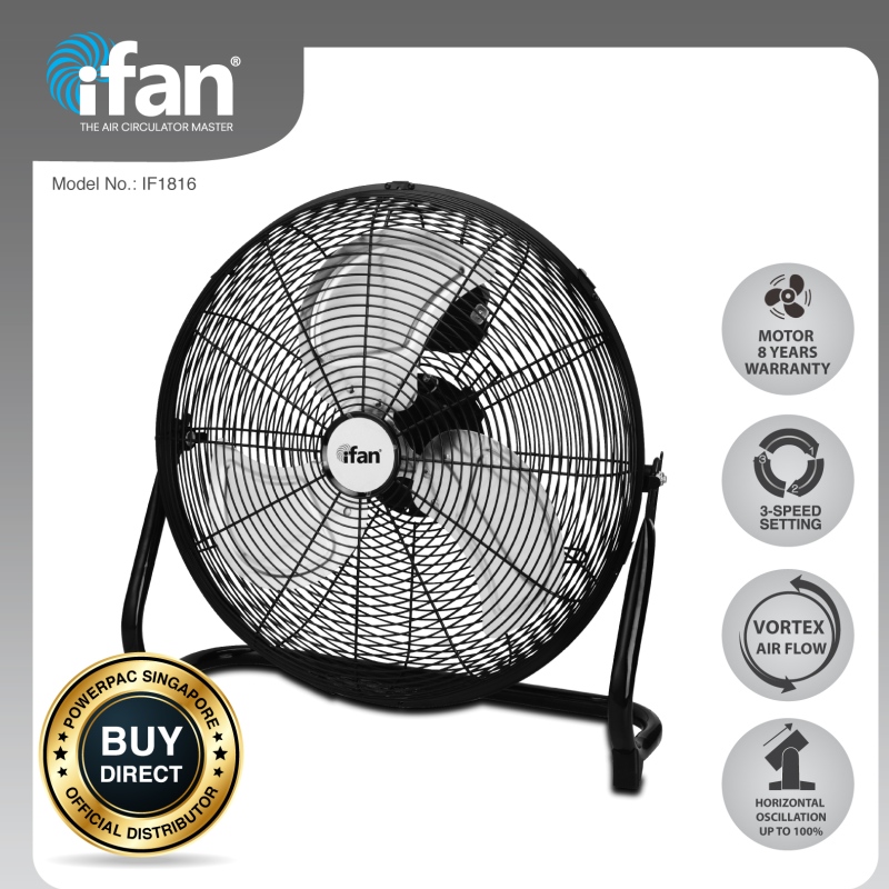 iFan - PowerPac 16-Zoll-Hochgeschwindigkeitsventilator (IF1816) Bestandsgeräte (verfügbare Bestände)