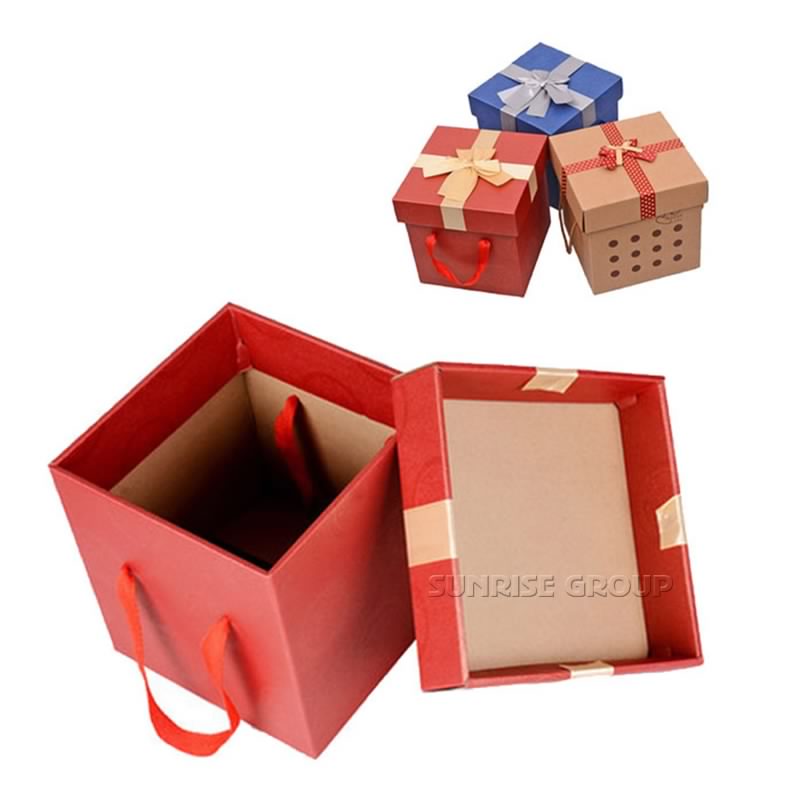 Kleine Würfel-Pappverpackungsgeschenk-Sammlungs-Papierbox