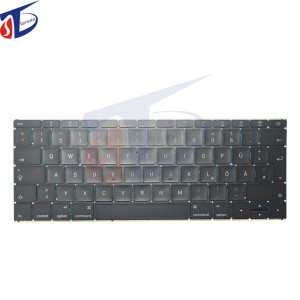 neue tastatur mit arabisch, deutsch, französisch, spanien, der schweiz, italien, norwegen, für apple macbook pro retina 12 \ 