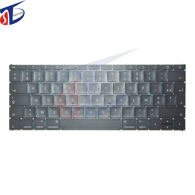 neue tastatur mit arabisch, deutsch, französisch, spanien, der schweiz, italien, norwegen, für apple macbook pro retina 12  