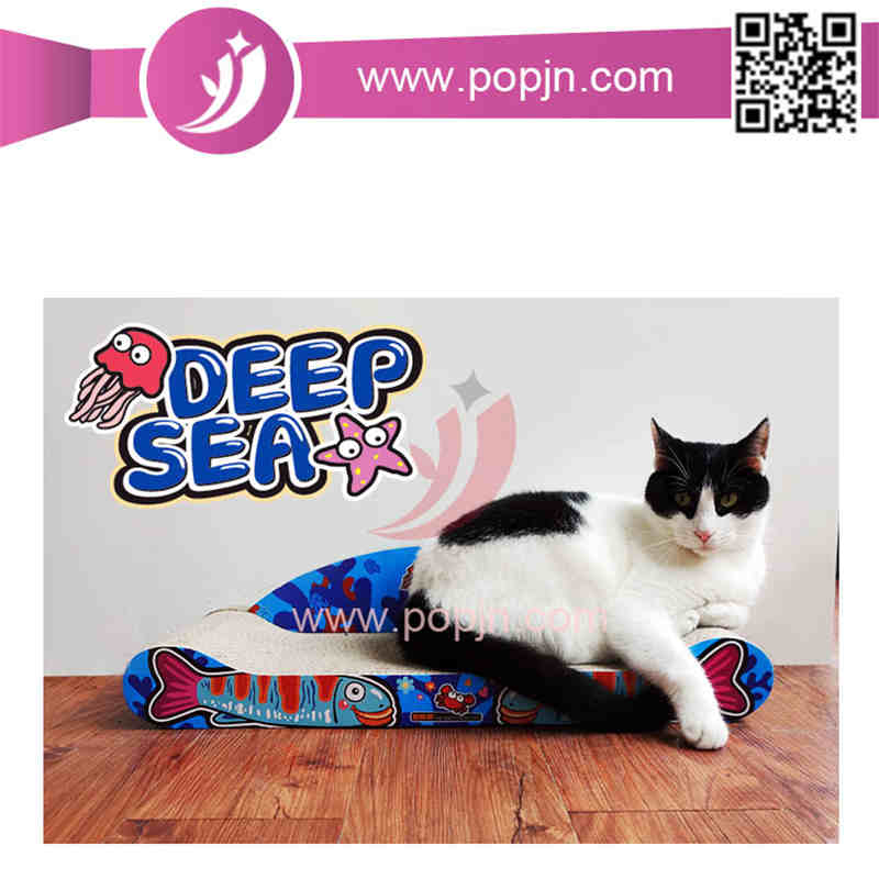 Recycelbare Rubbelbrett Kratzpad Lounge Bed Wellpappe Cat Scratcher