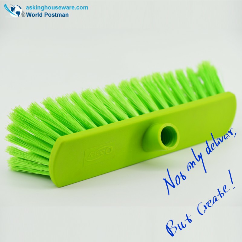 Akbrand Kunststoff Push Brush Push Besenkopf mit schrägem Gewinde Einfache breitere quadratische Brush Board
