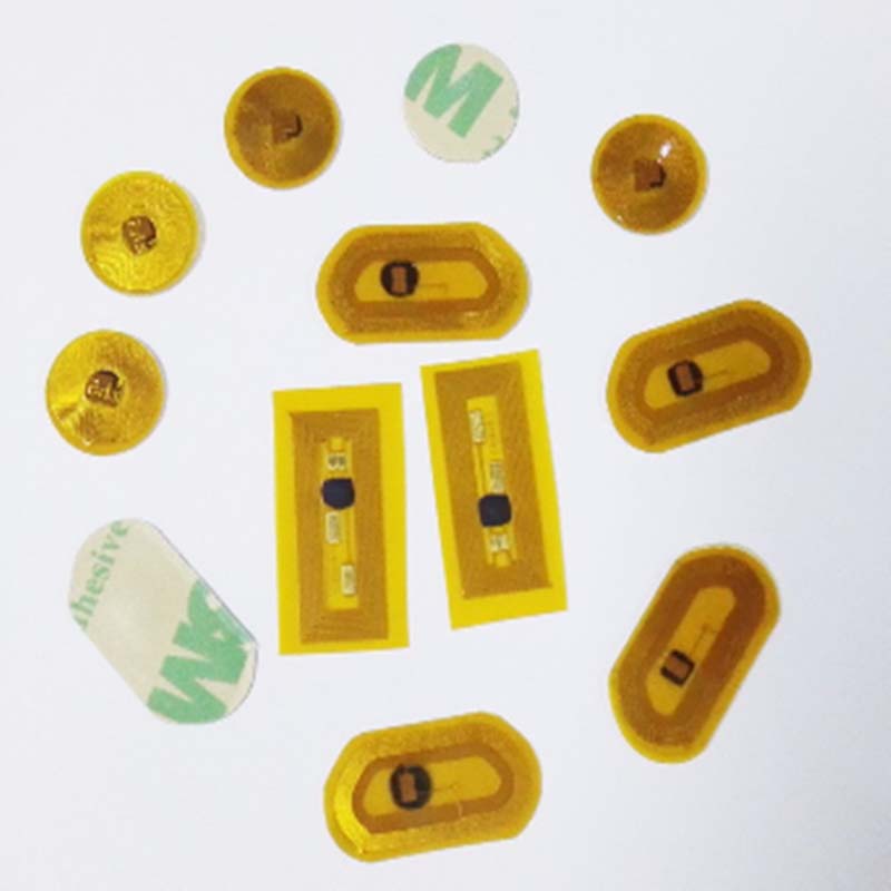 Freie Muster Individuell bedruckte Mini 9mm programmierbar hf iso14443a rfid beschreibbar fpc pcb flexible gedruckte Schaltung kleine Einlage NFC-Tag