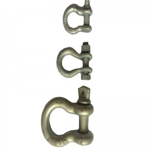 Gesenkgeschmiedeter US-G209-Bolzenschäkel / Marine-Schäkel