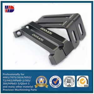 hochpräzise CNC-Bearbeitungsteile aus Aluminium mit Sandstrahl und Anoidze