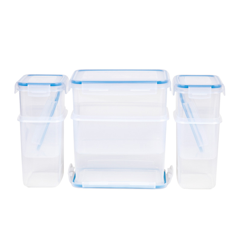 BPA FREI 6 Stücke Set Küche Vorratsbehälter Trockenen Getreide Container Luftdichten Lebensmittelbehälter für Zuhause