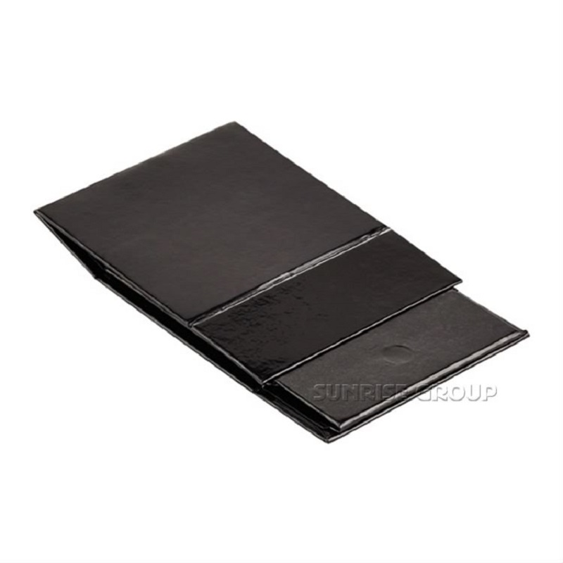 Schwarzes Druckpapier-Pappverpackungs-Kleidereinkaufsgeschenk-Verpackungskasten