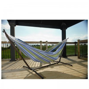 Doppelte brasilianische Corlorful-Hängematte - Zwei-Personen-Bett für Hinterhof, Veranda, Außen- und Innenbereich - Weicher gewebter Baumwollstoff für höchsten Komfort - Handmade