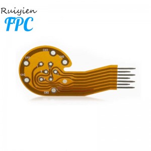 Fertigen Sie Rohs genehmigte Automobil-Unterhaltungselektronik geführte flexible gedruckte Schaltung fpc fpcb mit Fingerabdrucksensor FPC-Brett an