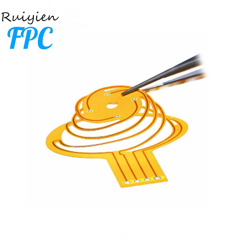 OEM Gold Finger Flexible FPC Herstellung Kleine FPC Universal Fernbedienung Fingerprint sensor Flexible Leiterplatte
