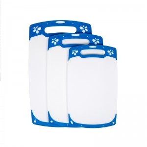 Einzigartiges Anti-Rutsch-Design Mehrere Größen Kunststoff Küchenbrett Set