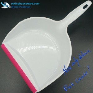 Akbrand Big Square Kehrschaufelbürste mit Herzform-Design am Griff