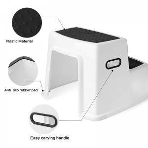 Bad Kleinkind Kinder hocken WC 2 Schritt Hocker mit rutschfesten Griff