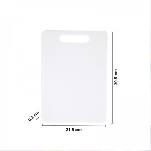 BPA Frei Spülmaschinenfest Durable Weiß Rutschfeste Küche Schneidebrett