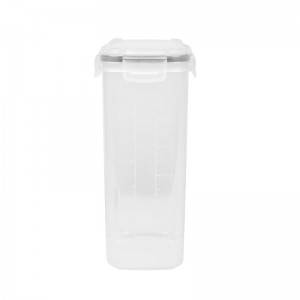 2 Stück 4 seitlicher Verschlussdeckel luftdicht trocken Getreide Aufbewahrungsbehälter Set