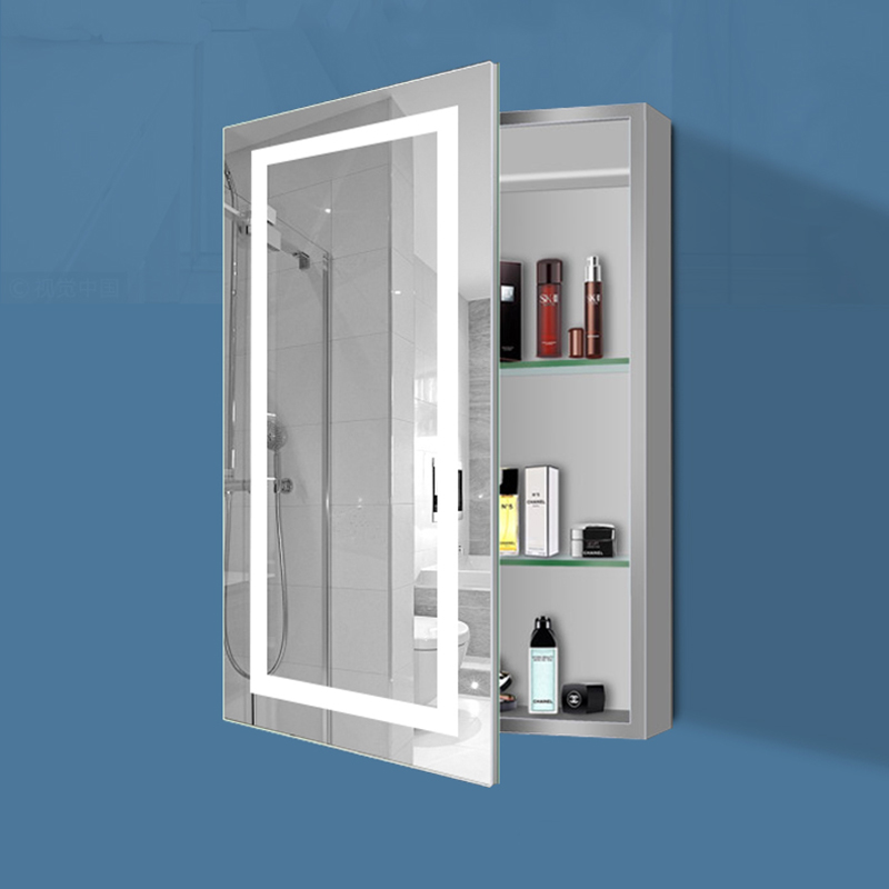EU und USA Luxus LED beleuchtet Badezimmerspiegel Medizinschrank-ENE-AC-101