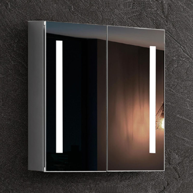 EU und USA Luxus LED beleuchtet Badezimmerspiegel Medizinschrank-ENE-AC-103