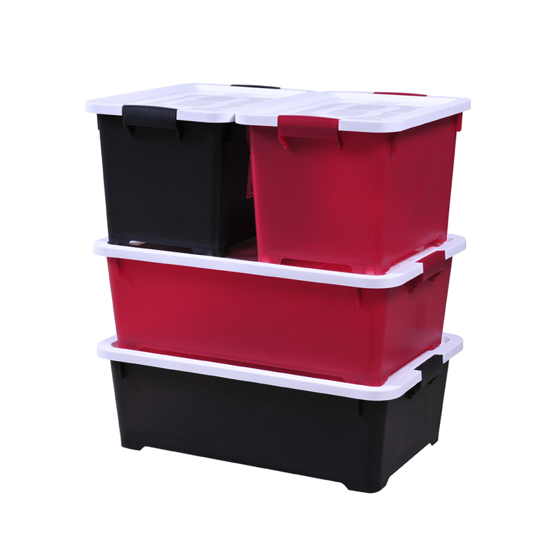 35L Home u0026 Office Stackable Organizer Große Kunststoff-Aufbewahrungsbox