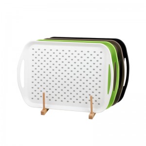 Fast-Food-Tablett mit PP-Kunststoff-Rechteck