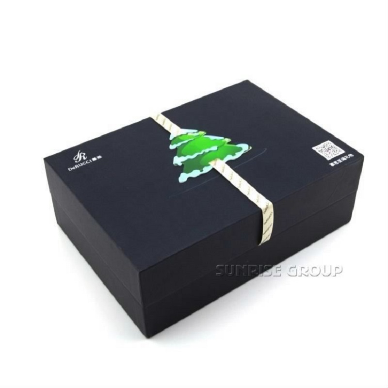 China Factory Direct Wholesale Benutzerdefinierte Logo Druckpapier Weihnachtsgeschenkbox