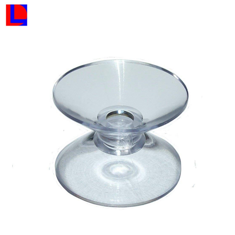 Transparenter PVC-Saugnapf aus starkem Vakuumglas