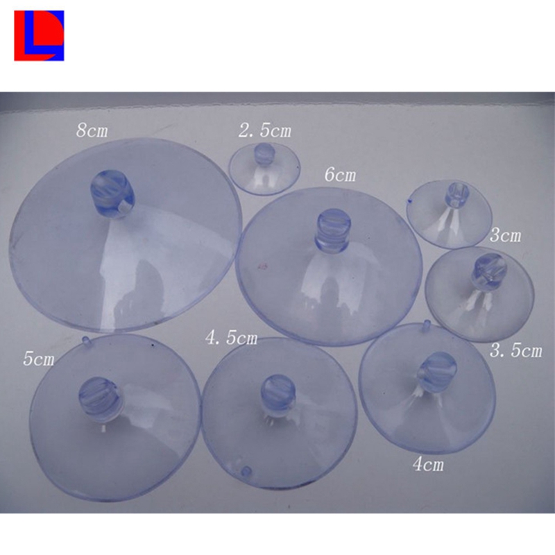 Kunststoff-transparente PVC-Saugnäpfe mit Schraube, Gummisauger