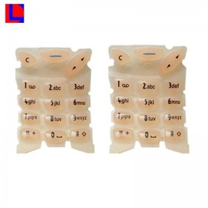 OEM begrüßte kundenspezifische Silikontastengummitastatur