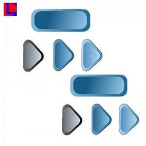 Kundenspezifische billige und langlebige Silikonkautschuk-Tastatur