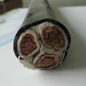 0,6 / 1kv 3 x 6mm2 LV-Stromkabel PVC-isolierter Cu-Leiter / Litze