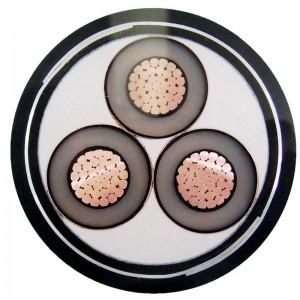 1-35KV Xlpe Stromkabel Metallabschirmung SWA / STA MV Mittelspannungskabel